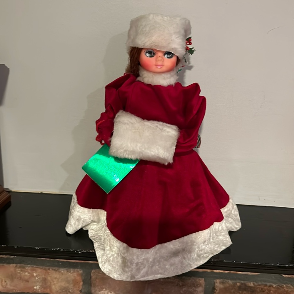Vintage Handmade Christmas doll